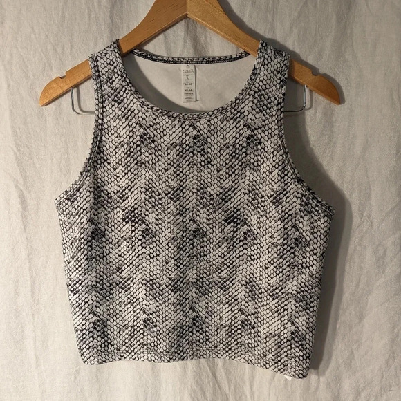 Balance Collection Tops - Balance collection work out tank, snake print, cropped, women's size large A4